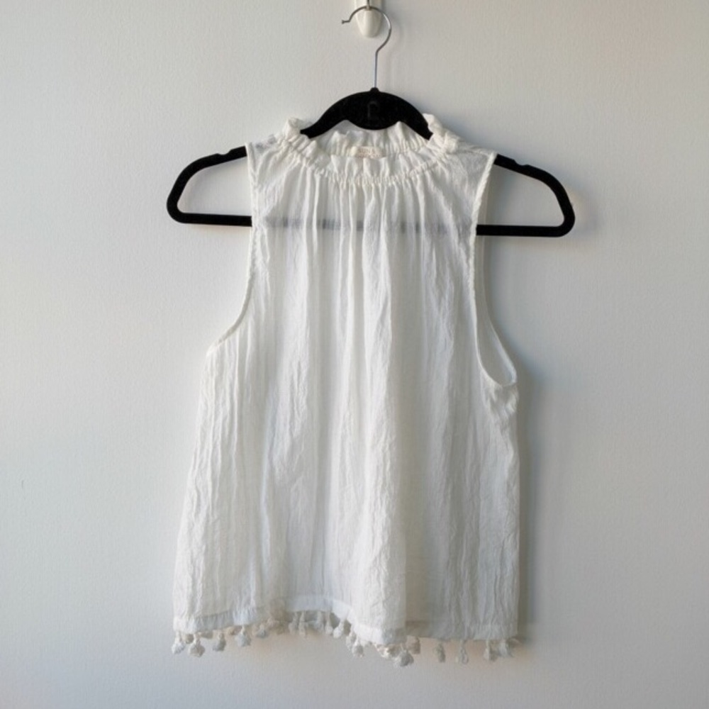 Sun & Shadow High Neck Sleeveless Top